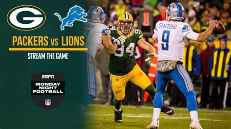 lions vs packers stream